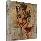 Elegantna podoba ženske Graciozna muza